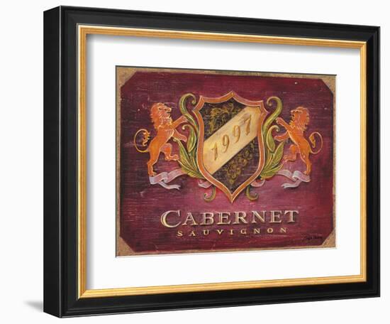 Cabernet Label-Angela Staehling-Framed Art Print