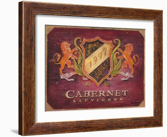 Cabernet Label-Angela Staehling-Framed Art Print