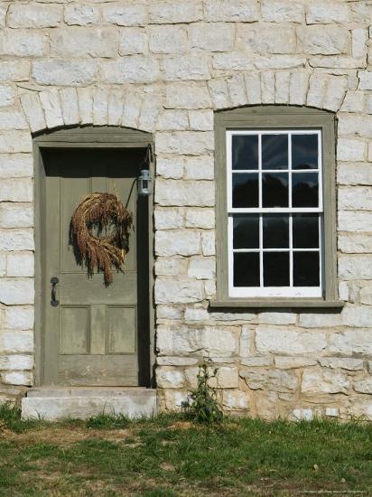 Cabin And Historical Village At The Daniel Boone Homestead
