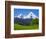 Cabin Below Watzmann Mountain in Bavarian Alps-Walter Geiersperger-Framed Photographic Print