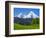 Cabin Below Watzmann Mountain in Bavarian Alps-Walter Geiersperger-Framed Photographic Print