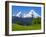 Cabin Below Watzmann Mountain in Bavarian Alps-Walter Geiersperger-Framed Photographic Print