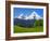 Cabin Below Watzmann Mountain in Bavarian Alps-Walter Geiersperger-Framed Photographic Print