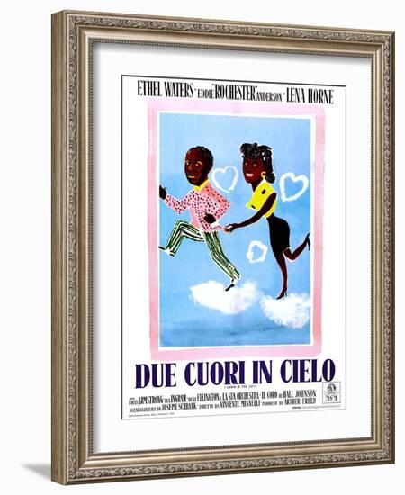 Cabin in the Sky, (aka Due Cuori in Cielo), Italian Poster Art, 1943-null-Framed Art Print