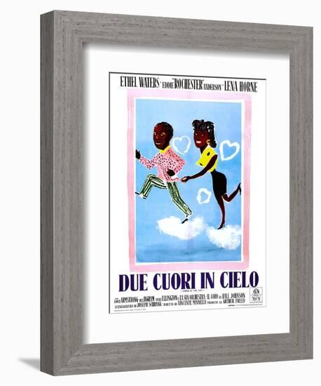 Cabin in the Sky, (aka Due Cuori in Cielo), Italian Poster Art, 1943-null-Framed Premium Giclee Print