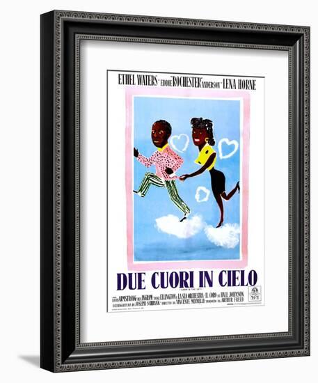 Cabin in the Sky, (aka Due Cuori in Cielo), Italian Poster Art, 1943-null-Framed Art Print