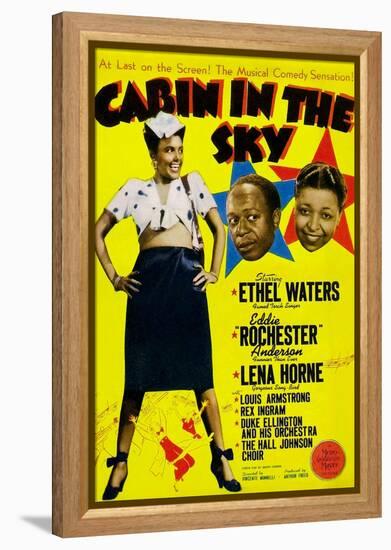 Cabin In The Sky, Lena Horne, Eddie 'Rochester' Anderson, Ethel Waters, 1943-null-Framed Stretched Canvas