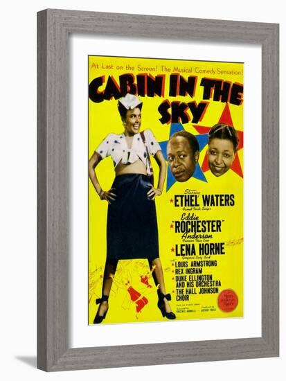 Cabin In The Sky, Lena Horne, Eddie 'Rochester' Anderson, Ethel Waters, 1943-null-Framed Premium Giclee Print