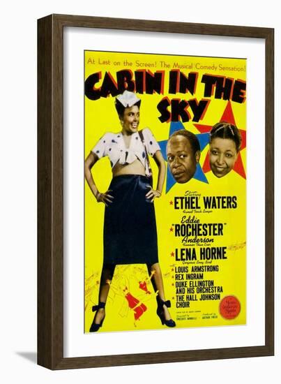 Cabin In The Sky, Lena Horne, Eddie 'Rochester' Anderson, Ethel Waters, 1943-null-Framed Premium Giclee Print