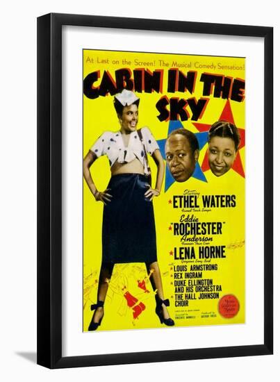 Cabin In The Sky, Lena Horne, Eddie 'Rochester' Anderson, Ethel Waters, 1943-null-Framed Premium Giclee Print