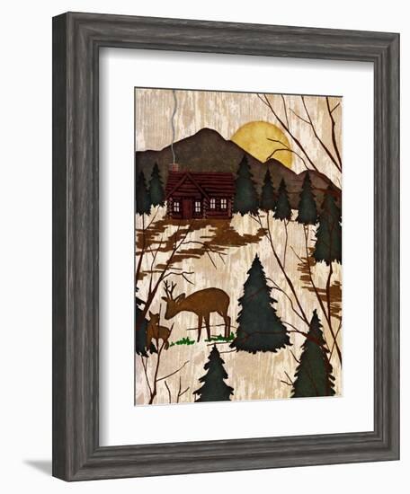 Cabin in the Woods II-Nicholas Biscardi-Framed Art Print