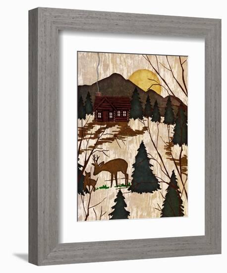 Cabin in the Woods II-Nicholas Biscardi-Framed Art Print