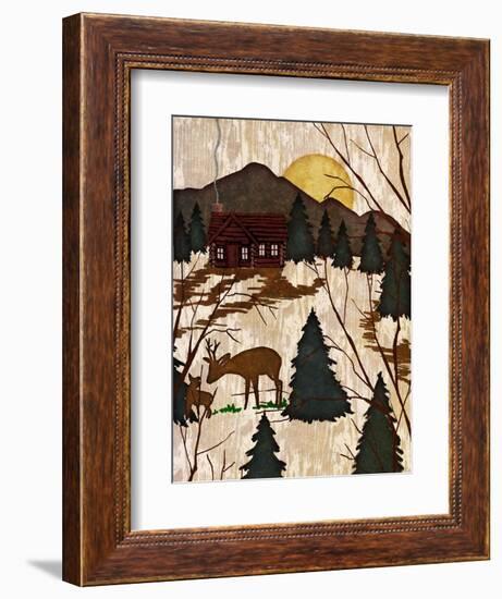 Cabin in the Woods II-Nicholas Biscardi-Framed Art Print