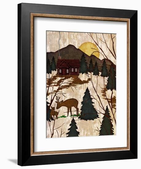 Cabin in the Woods II-Nicholas Biscardi-Framed Art Print