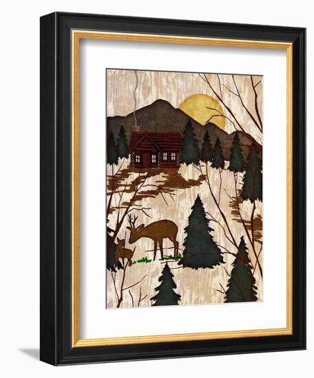 Cabin in the Woods II-Nicholas Biscardi-Framed Art Print