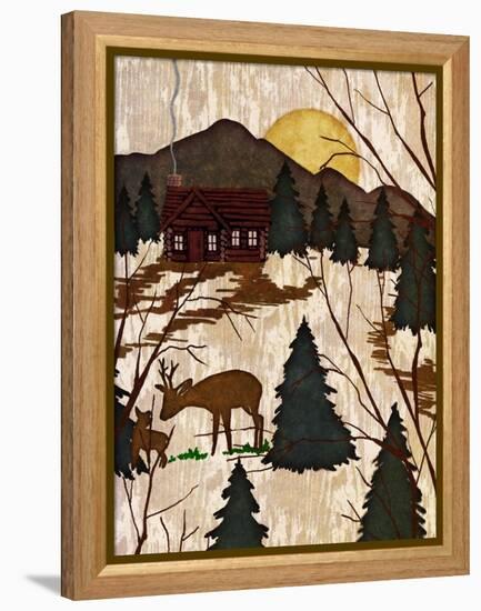 Cabin in the Woods II-Nicholas Biscardi-Framed Stretched Canvas