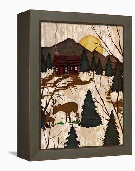 Cabin in the Woods II-Nicholas Biscardi-Framed Stretched Canvas