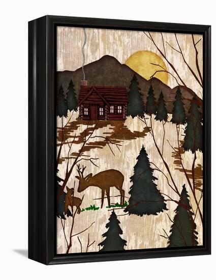 Cabin in the Woods II-Nicholas Biscardi-Framed Stretched Canvas