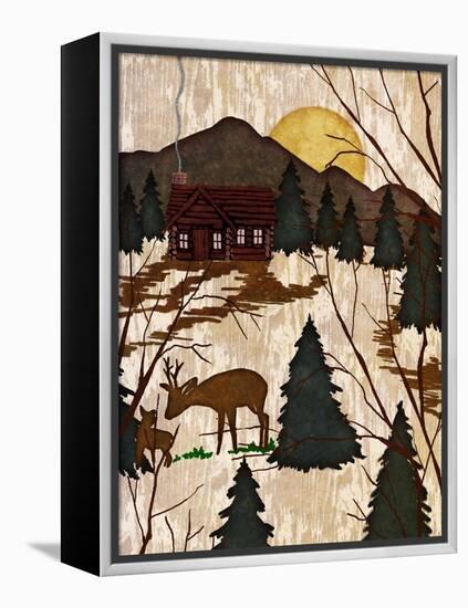Cabin in the Woods II-Nicholas Biscardi-Framed Stretched Canvas