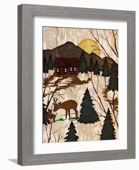 Cabin in the Woods II-Nicholas Biscardi-Framed Art Print