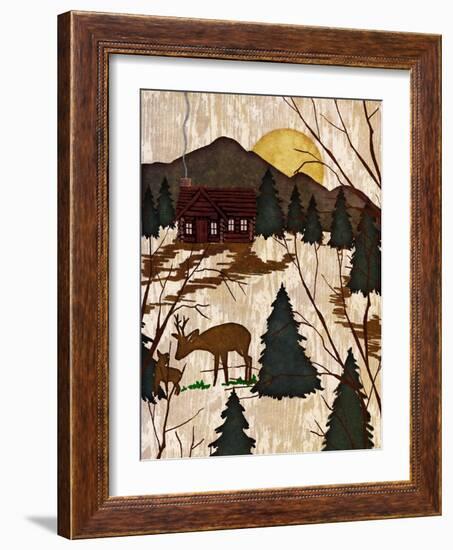 Cabin in the Woods II-Nicholas Biscardi-Framed Art Print