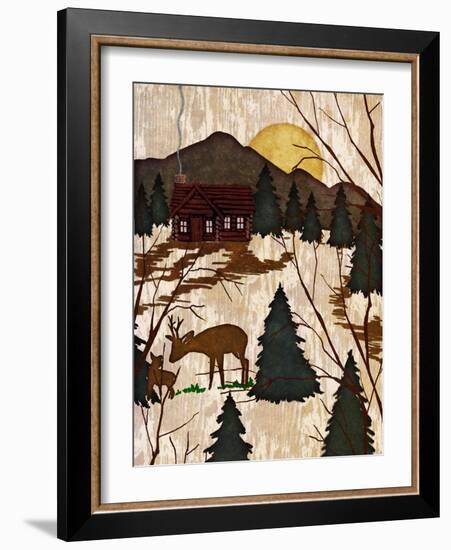 Cabin in the Woods II-Nicholas Biscardi-Framed Art Print