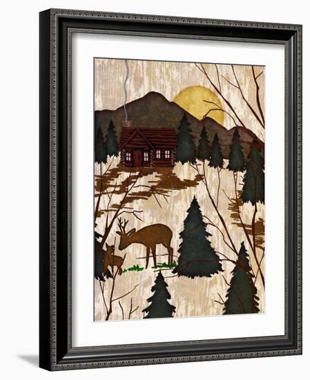 Cabin in the Woods II-Nicholas Biscardi-Framed Art Print