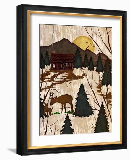 Cabin in the Woods II-Nicholas Biscardi-Framed Art Print