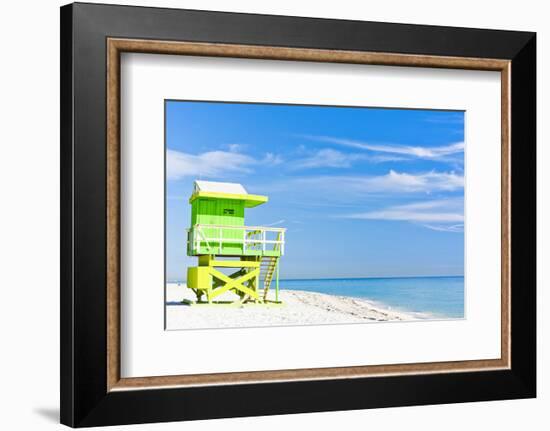 Cabin Miami Beach Florida-null-Framed Art Print