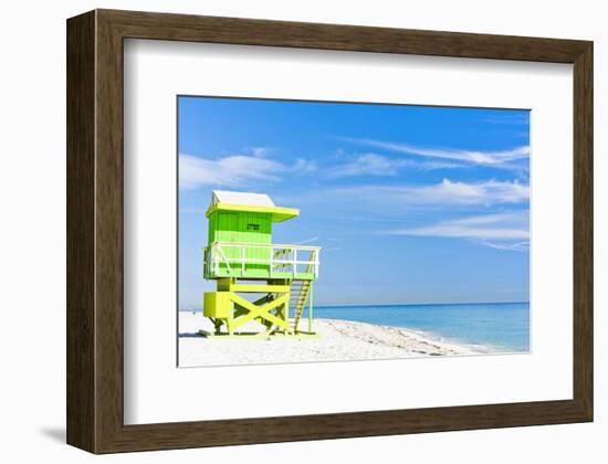 Cabin Miami Beach Florida-null-Framed Art Print