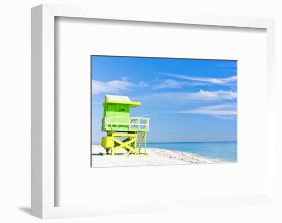 Cabin Miami Beach Florida-null-Framed Art Print