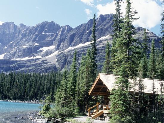 Cabin Near Lake O Hara Banff National Park Alberta Canada