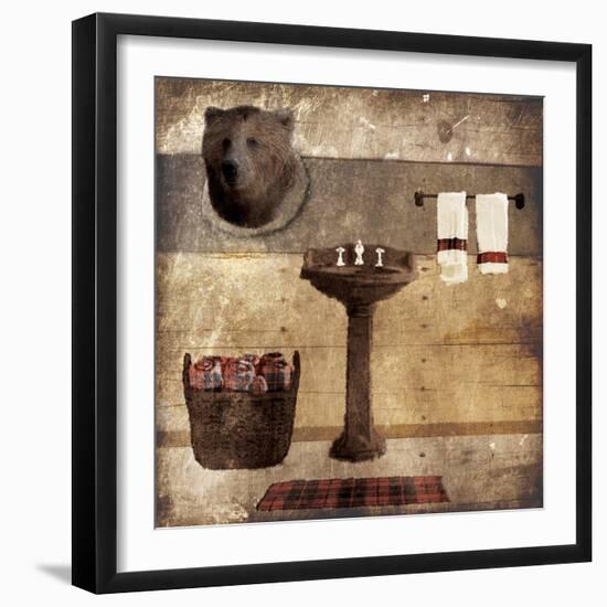 Cabin Sink-Jace Grey-Framed Art Print