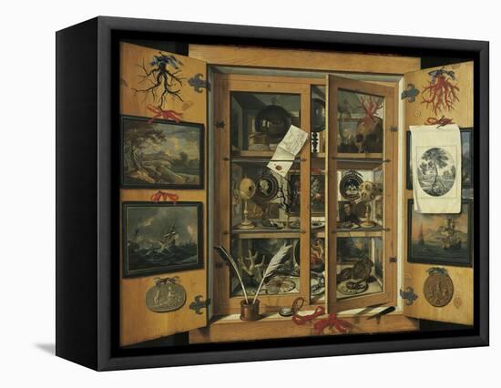 Cabinet of Curiosities-null-Framed Premier Image Canvas