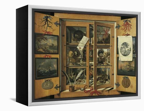 Cabinet of Curiosities-null-Framed Premier Image Canvas