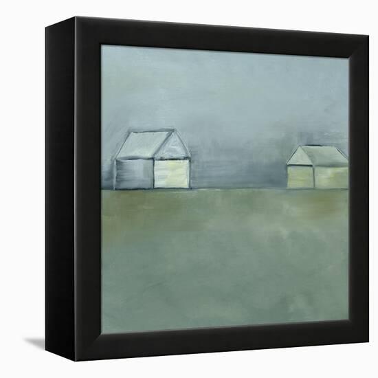 Cabins V-Sharon Gordon-Framed Stretched Canvas