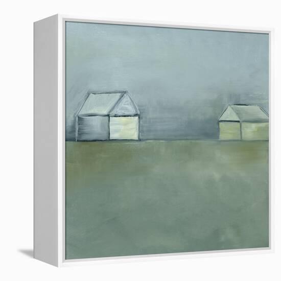 Cabins V-Sharon Gordon-Framed Stretched Canvas