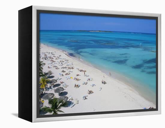 Cable Beach, Nassau, Bahamas, West Indies, Central America-Firecrest Pictures-Framed Premier Image Canvas