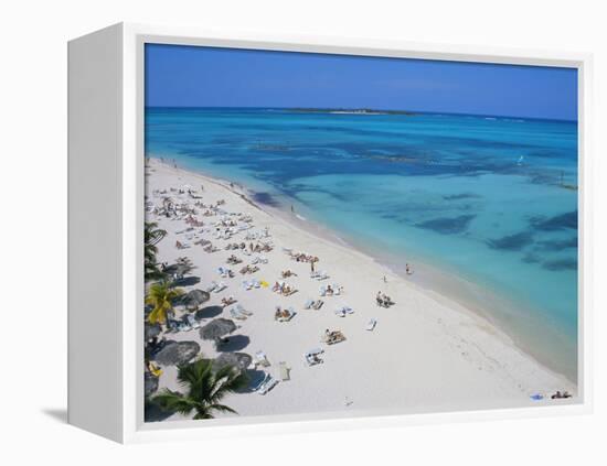 Cable Beach, Nassau, Bahamas, West Indies, Central America-Firecrest Pictures-Framed Premier Image Canvas