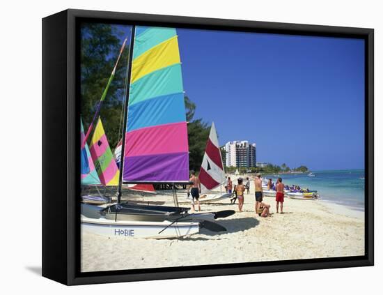 Cable Beach, Nassau, Bahamas, West Indies, Central America-Lightfoot Jeremy-Framed Premier Image Canvas