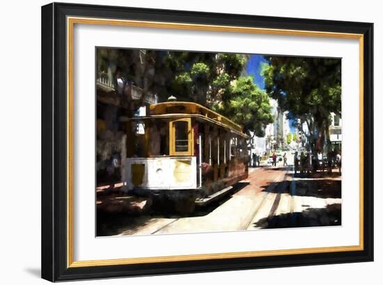 Cable Car City-Philippe Hugonnard-Framed Giclee Print