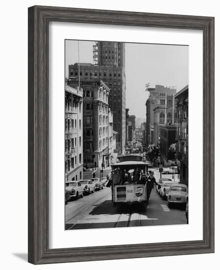 Cable Car Engagement Party-null-Framed Photographic Print