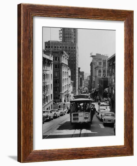 Cable Car Engagement Party-null-Framed Photographic Print