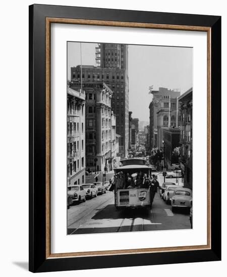 Cable Car Engagement Party-null-Framed Photographic Print