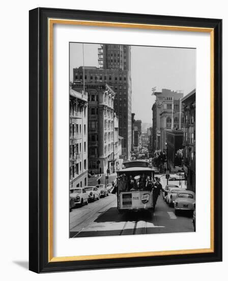 Cable Car Engagement Party-null-Framed Photographic Print