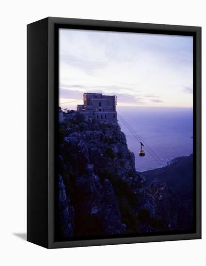 Cable Car Going up Table Mountain, Cape Town, South Africa, Africa-Yadid Levy-Framed Premier Image Canvas