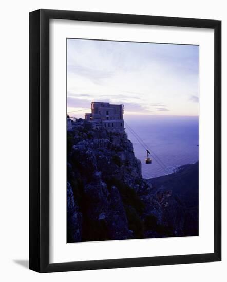 Cable Car Going up Table Mountain, Cape Town, South Africa, Africa-Yadid Levy-Framed Photographic Print