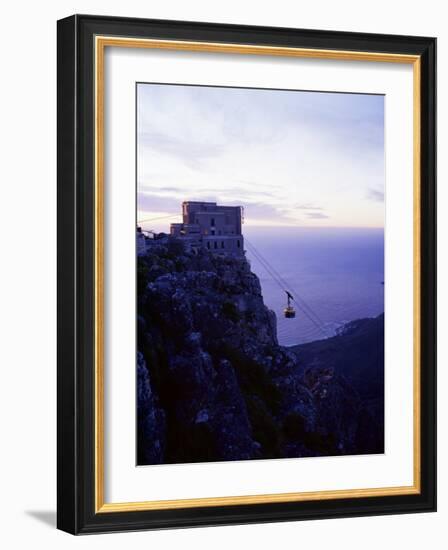 Cable Car Going up Table Mountain, Cape Town, South Africa, Africa-Yadid Levy-Framed Photographic Print