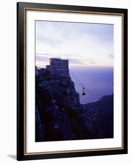 Cable Car Going up Table Mountain, Cape Town, South Africa, Africa-Yadid Levy-Framed Photographic Print