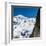 Cable Car in Front of Mt. Blanc from Mt. Brevent, Chamonix, Haute Savoie, Rhone Alpes, France-Jon Arnold-Framed Photographic Print